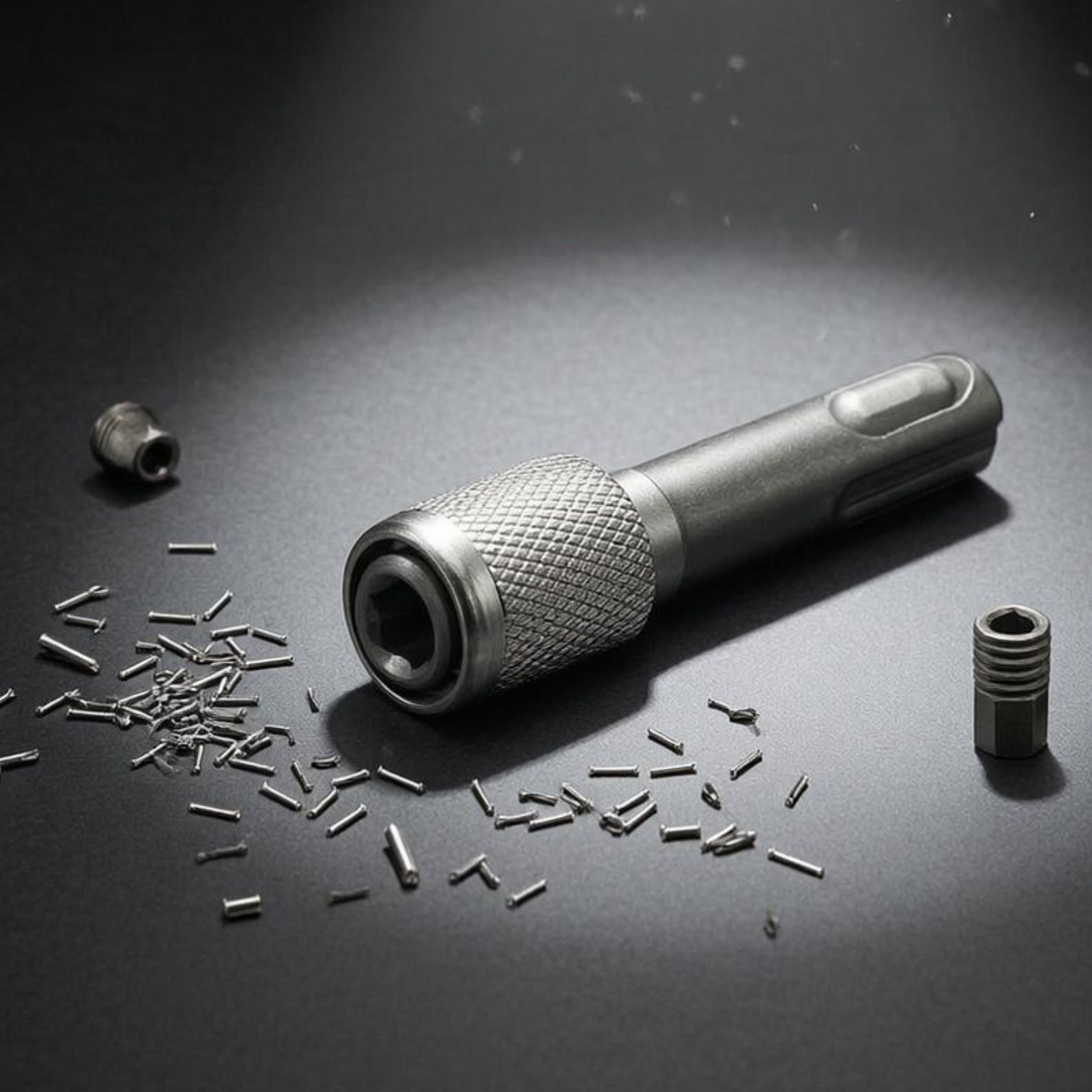 Tools & Workshop Equipment - Hex Shank Socket Adapter Knurled Hex