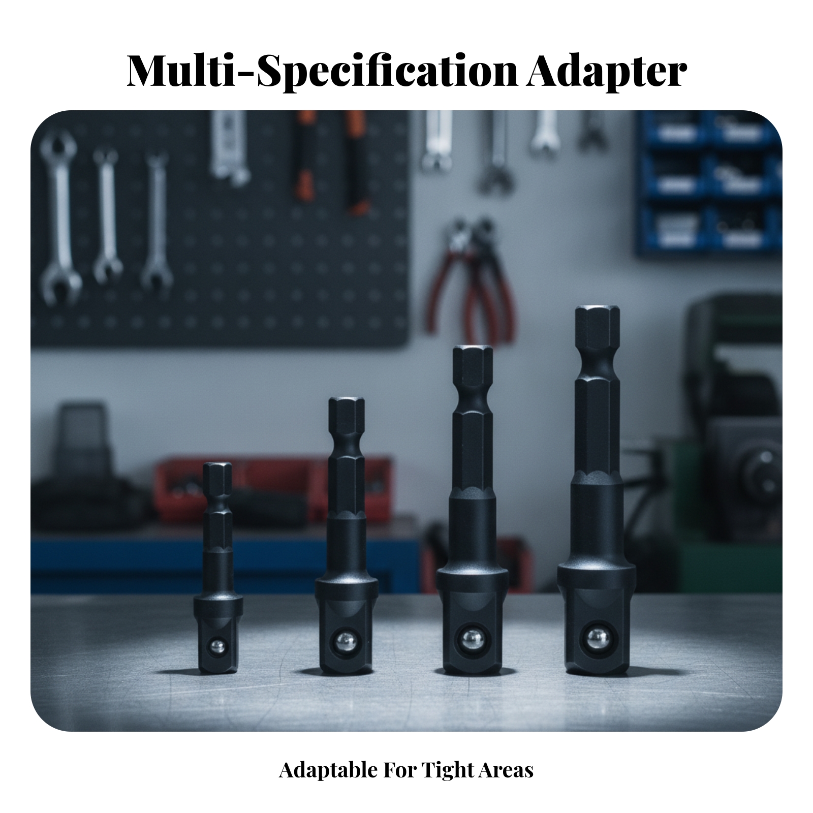 Tools & Workshop Equipment - Cylindrical Hex to Square Drive Adapter