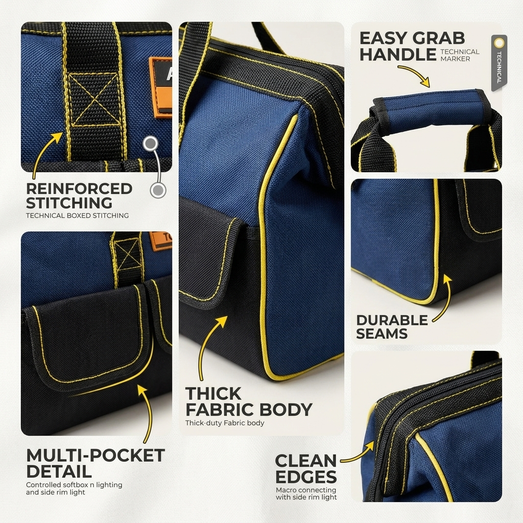 Waterproof Heavy Duty Tool Bag - đánh giá và giá Tools Use In Workshop