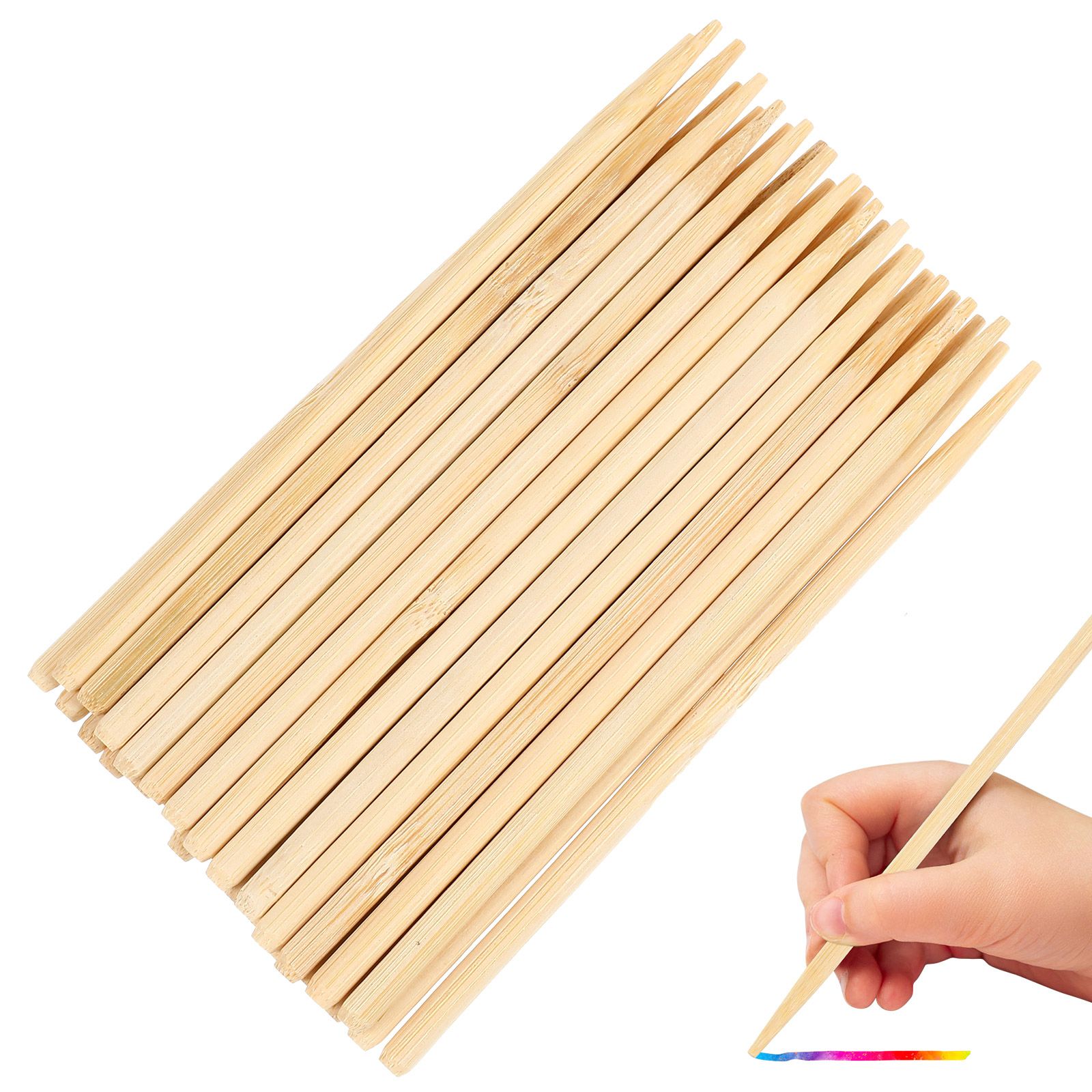 30pcs Scratch Bamboo Pens Wax  - đánh giá và giá Workshop Tools Diy