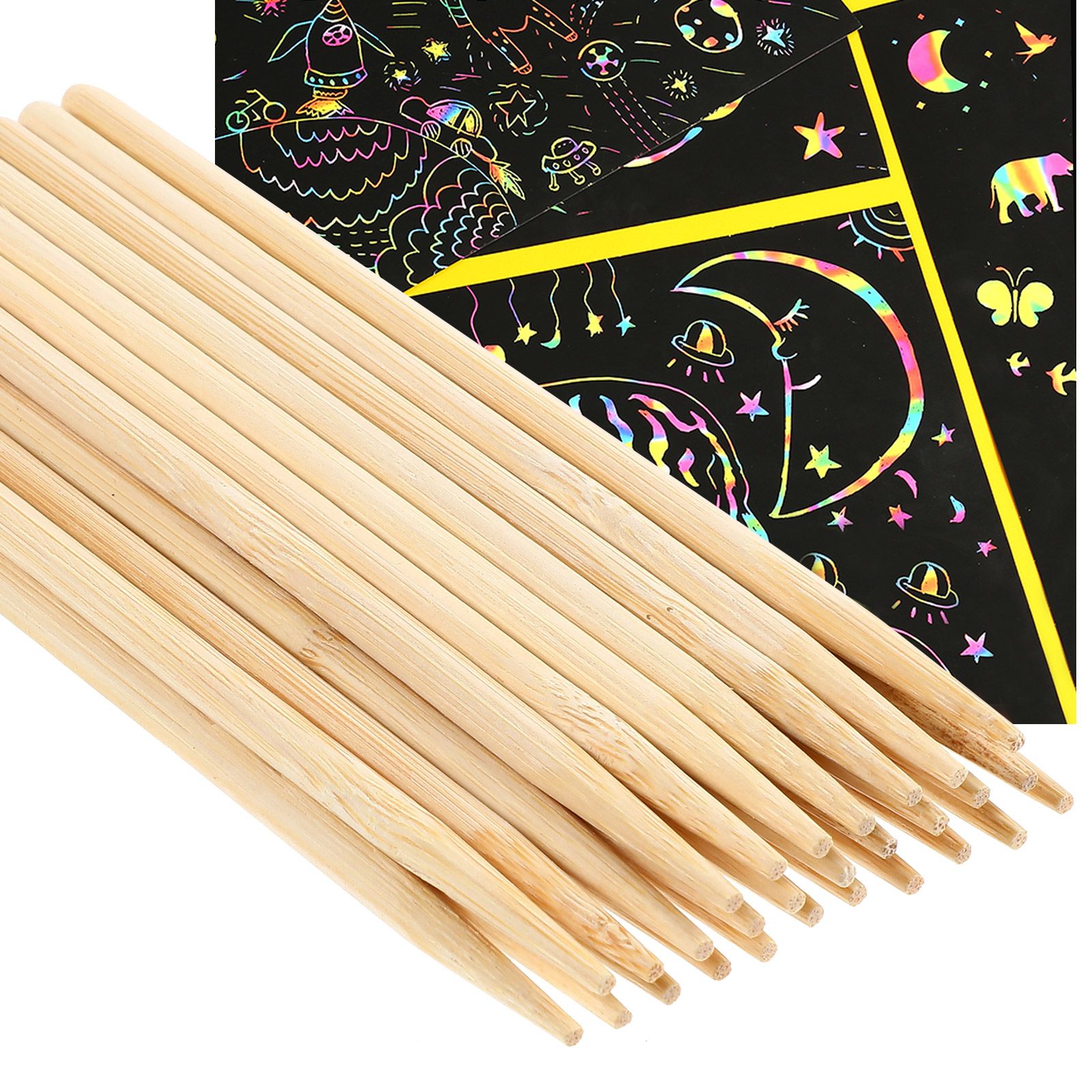 30pcs Scratch Bamboo Pens Wax  - đánh giá và giá Workshop Tools Diy