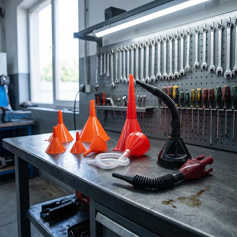 Car Plastic Funnel Set 8 Piece - đánh giá và giá Tools Use In Workshop
