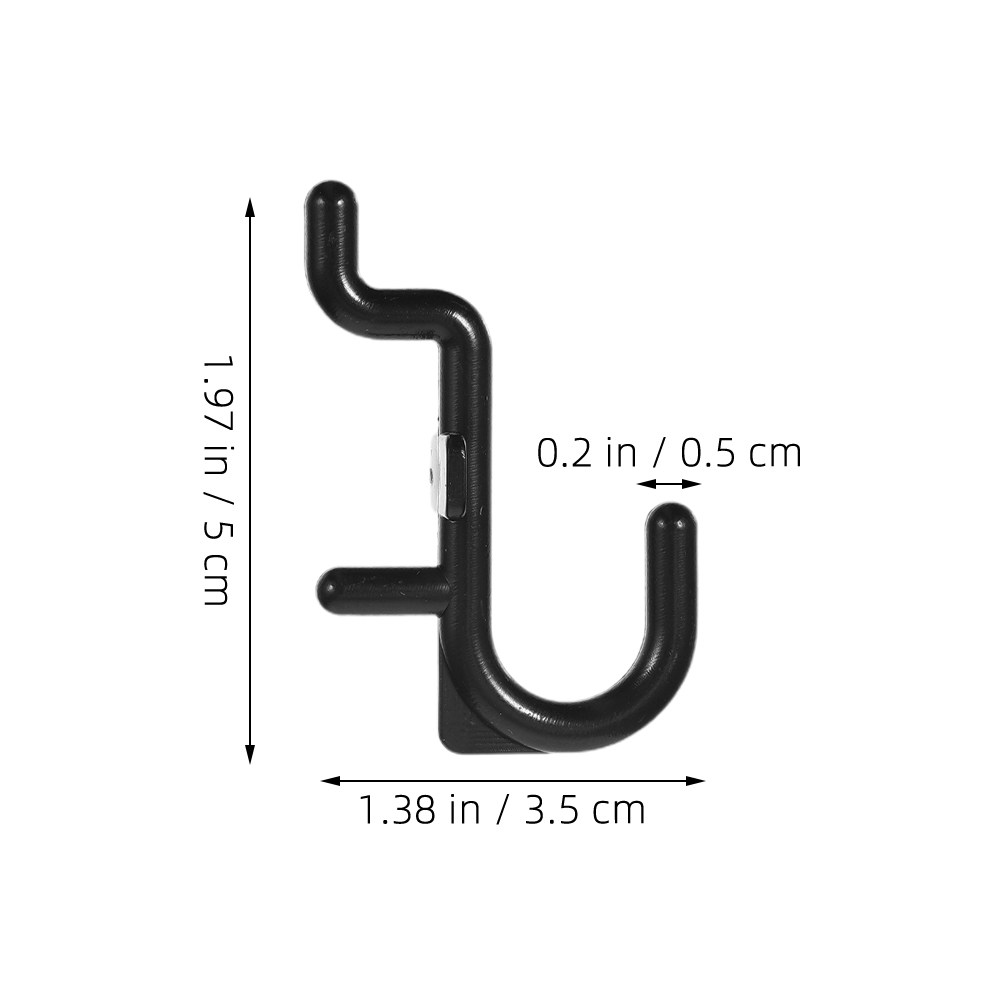 100Pcs Black Pegboard Hooks As - đánh giá và giá Workshop Tools Board