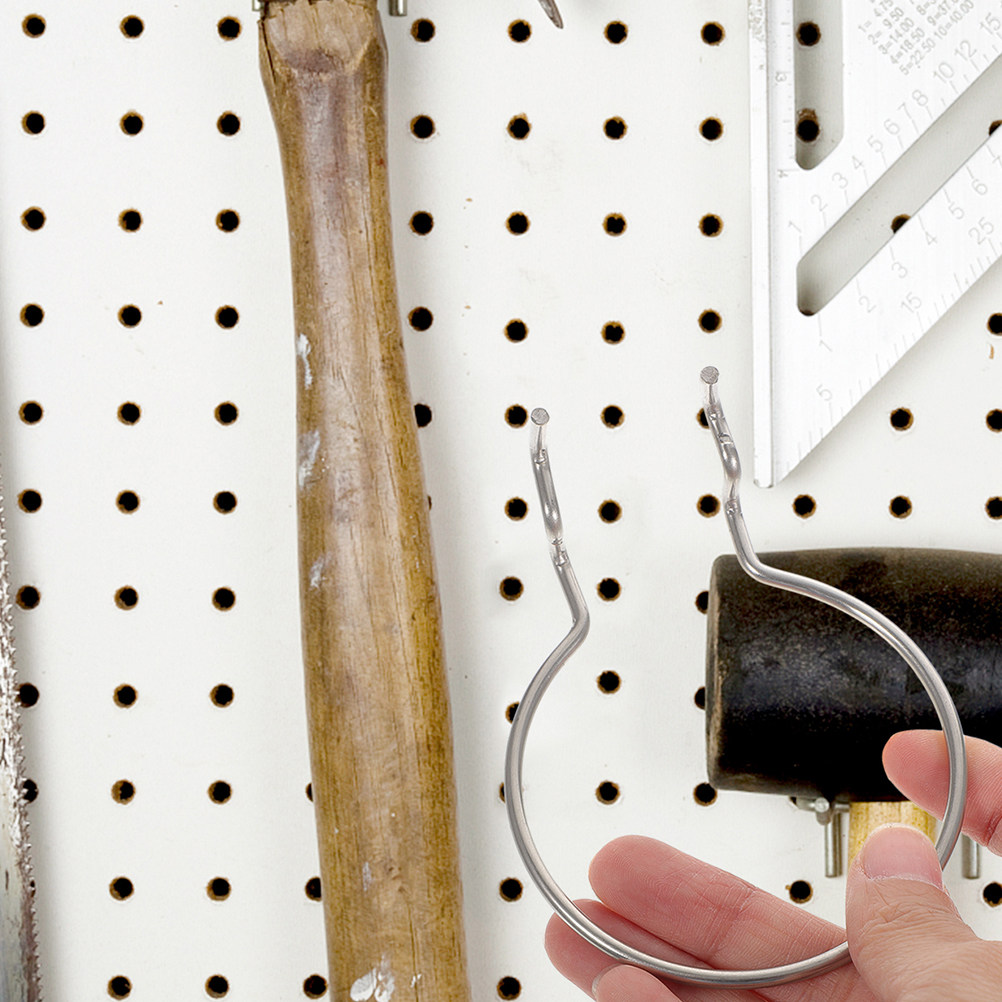 8Pcs Metal Pegboard Hooks Dual - đánh giá và giá Tools In Metal Workshop