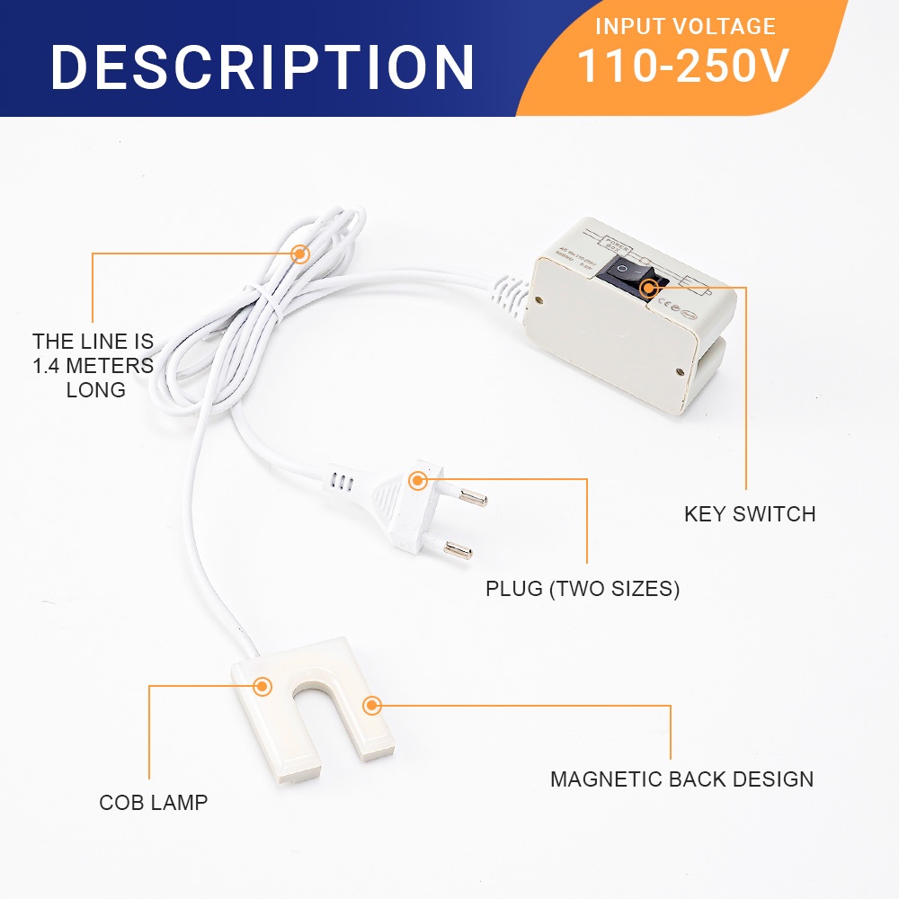 10 LED Sewing Machine Light U- - đánh giá và giá Workshop Tools Table