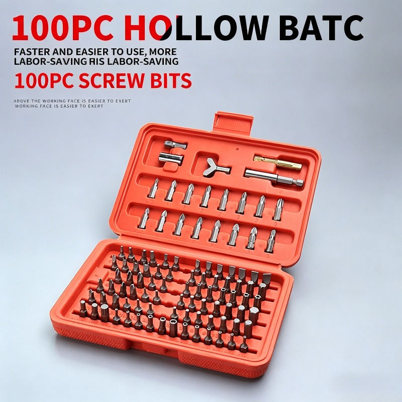 100PCS Screwdriver Bit Set, Ho - đánh giá và giá Tools Use In Workshop