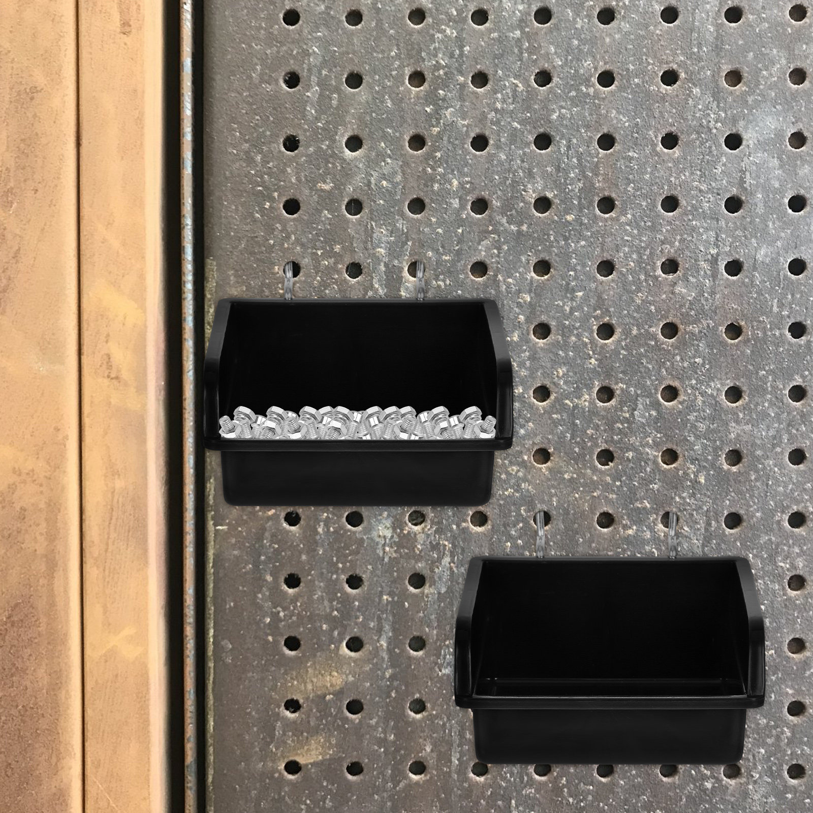 6 set Pegboard Bins Plastic St - đánh giá và giá Workshop Tools Board
