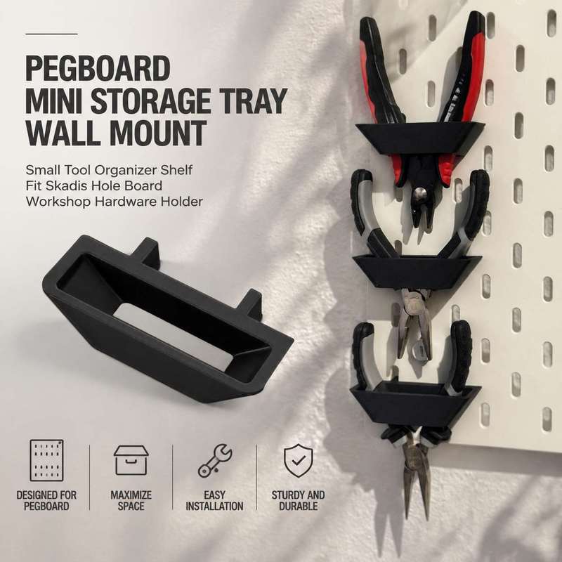 Pegboard Mini Storage Tray Wal - đánh giá và giá Workshop Tools Board