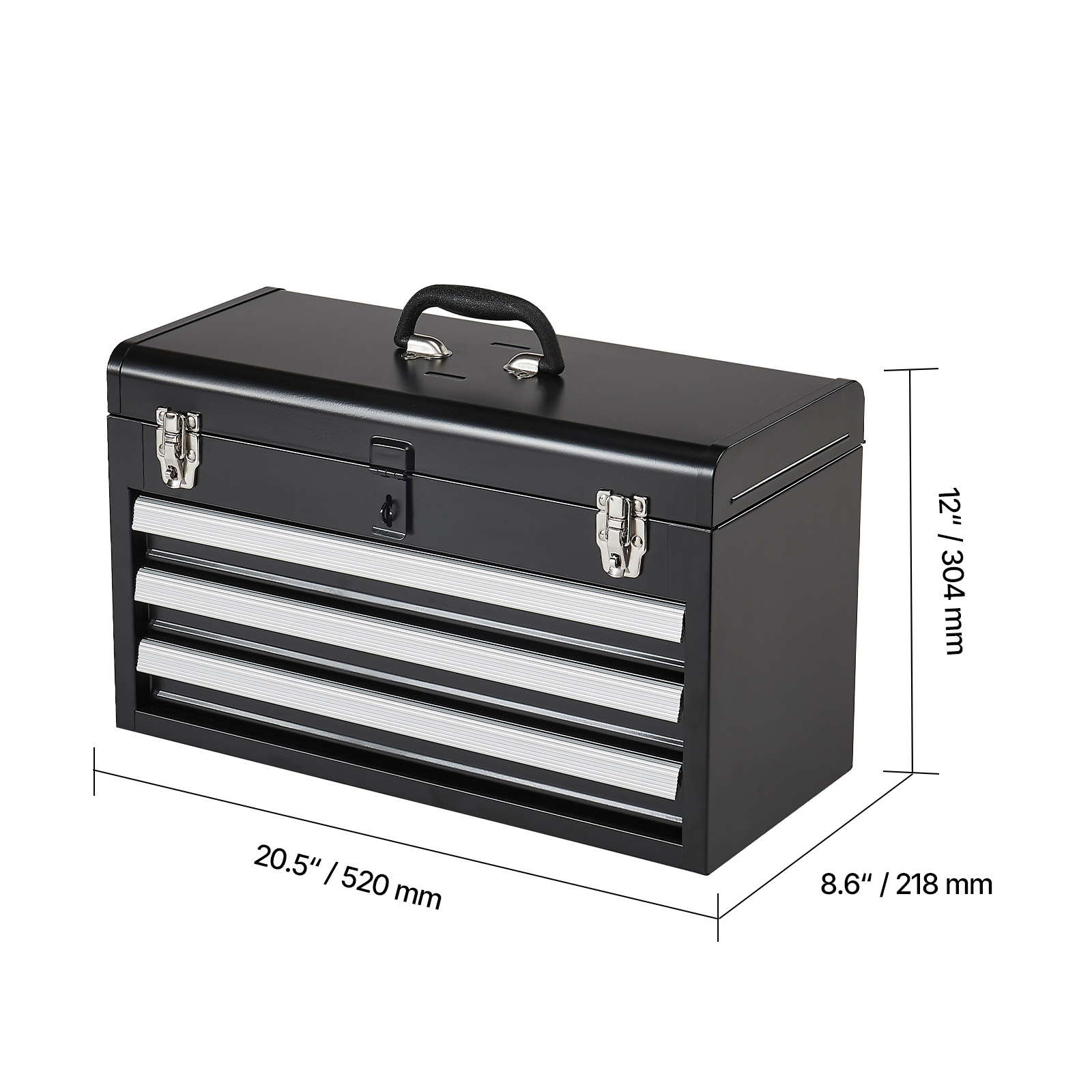 20in 3-Drawer Metal Tool Box B - đánh giá và giá Workshop Garage Tools Manufacturer