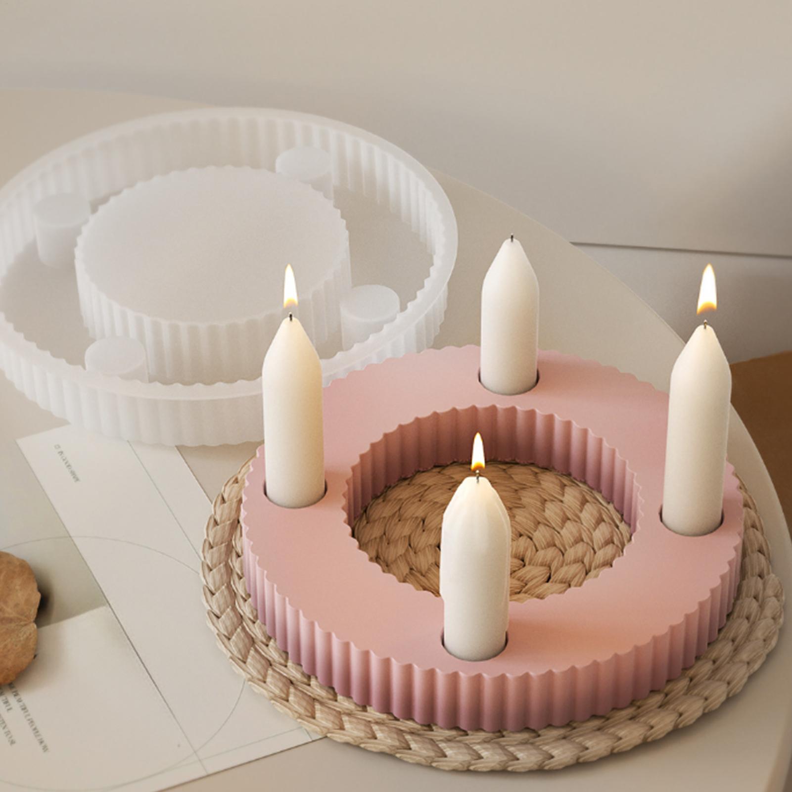 Silicone Candle Holder Mold 4  - đánh giá và giá Workshop Tools Table
