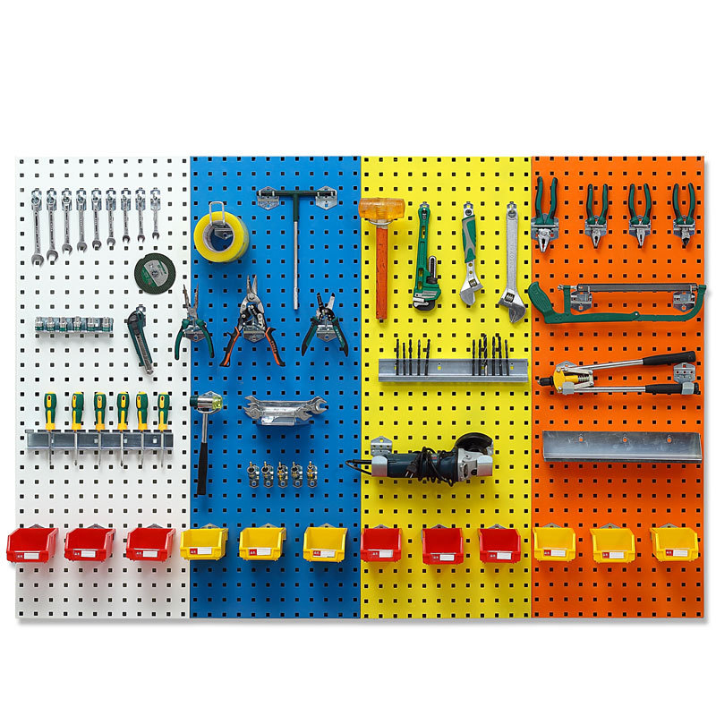 Rust-Resistant Metal Pegboard  - đánh giá và giá Workshop Tools Board