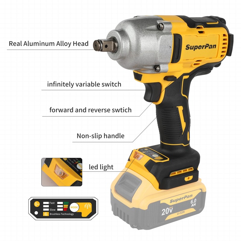 High Torque Cordless Impact Wr - đánh giá và giá Workshop Tools Automotive